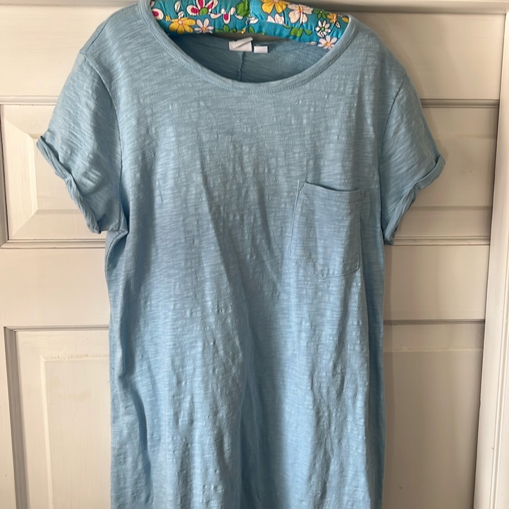 Gap shirt dress small short sleeve
